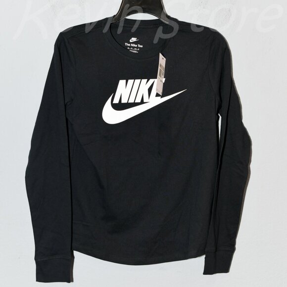 Nike‎ Tee Classic Long Sleeve Logo T Shirt Women's - Picture 1 of 6
